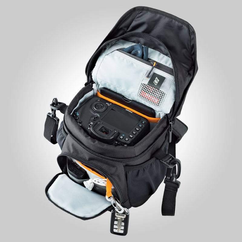 Lowepro Nova 140 AW II Camera Shoulder Bag Mica Pixel Camo JG Superstore