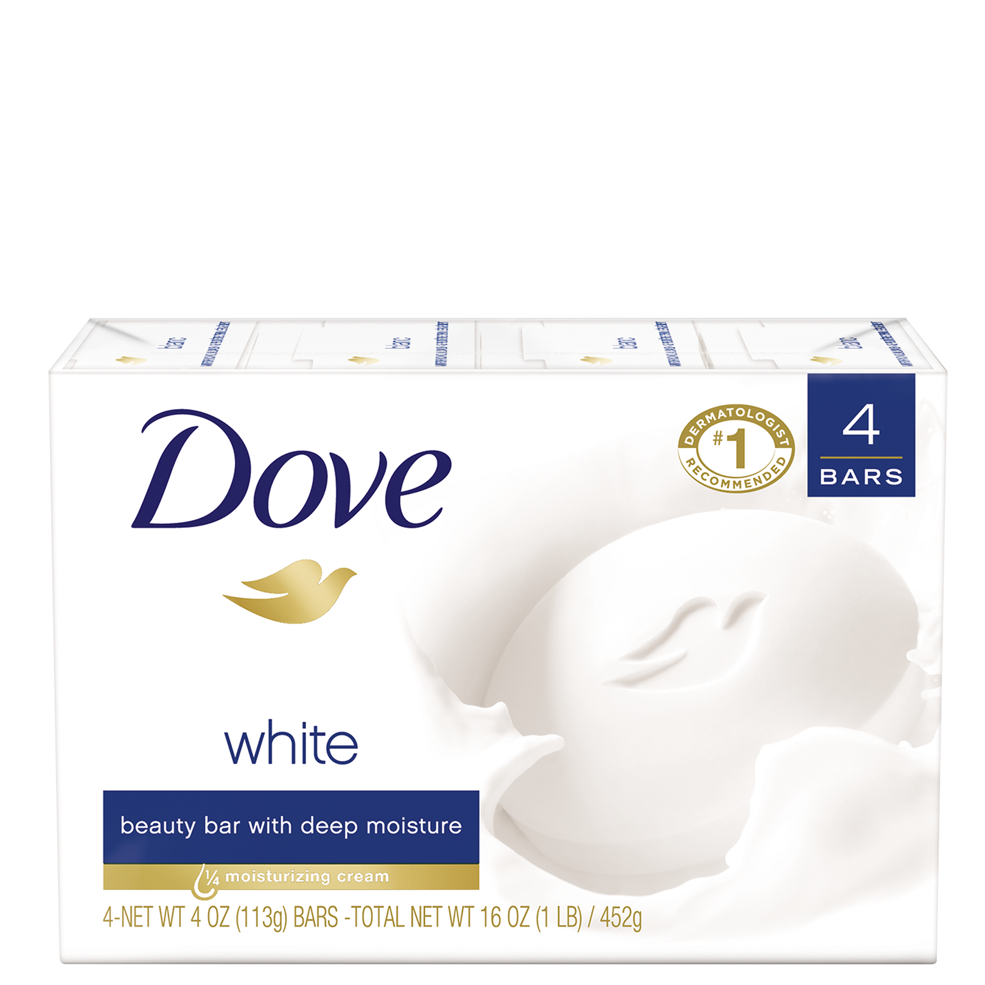 Dove White Beauty Bar With Deep Moisture 16 Bars Lazada Ph