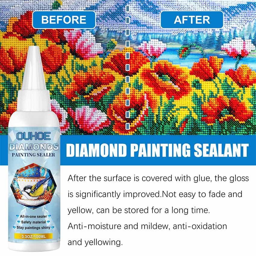 Fast Shipping】 Diamond Painting Sealer Glue Diamond Art Permanent