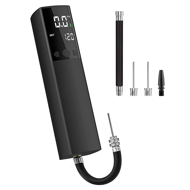 Electric Ball Pump,Smart Air Pump Portable Fast Ball Inflation with Accurate Pressure Gauge and Digital LCD Display
