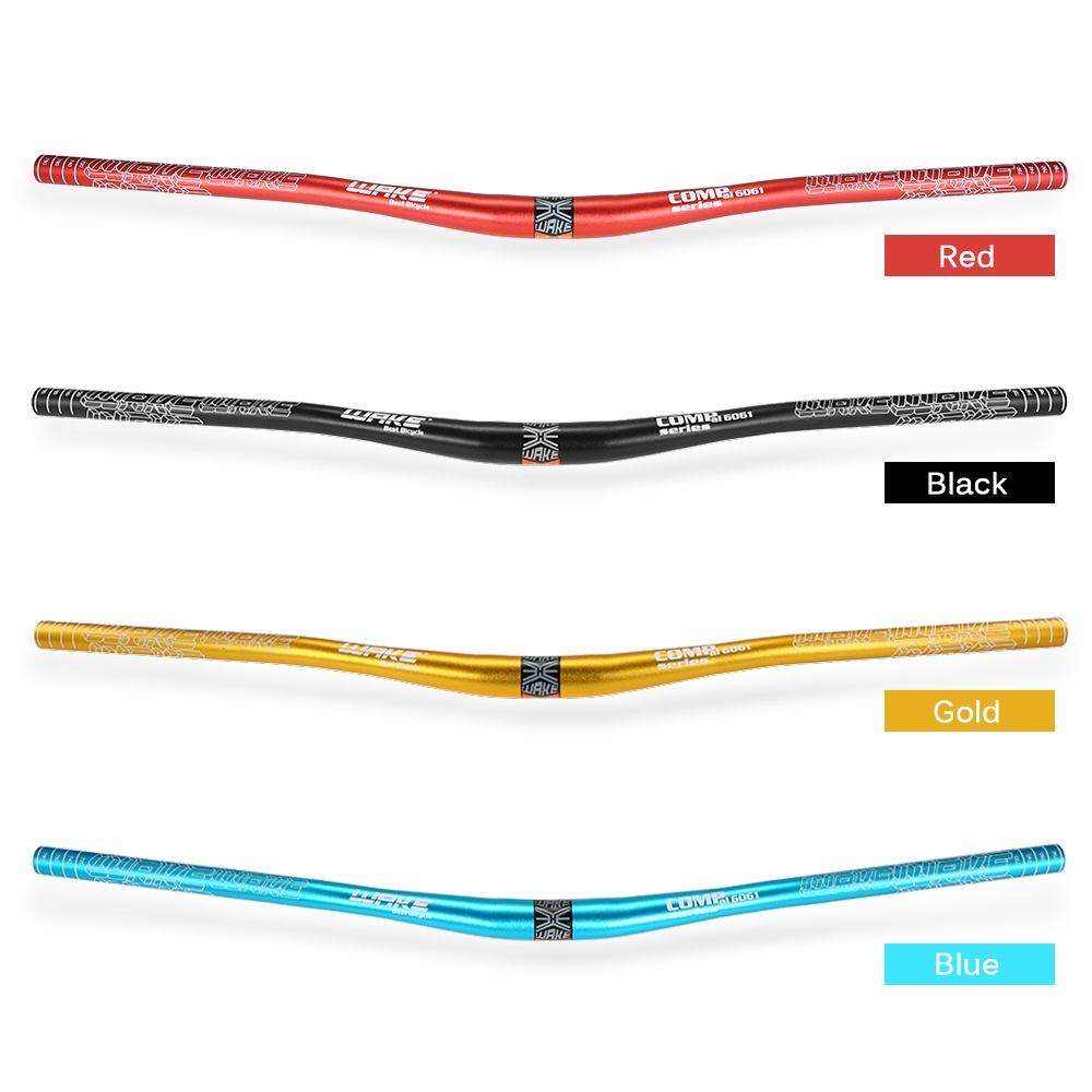 ภาพประกอบคำอธิบาย WAKE 780mm*31.8mm MTB Bicycle Alum Alloy Handlebar Riser Bend Handle Bar Sandblasted 5 color for bicycle handlebar