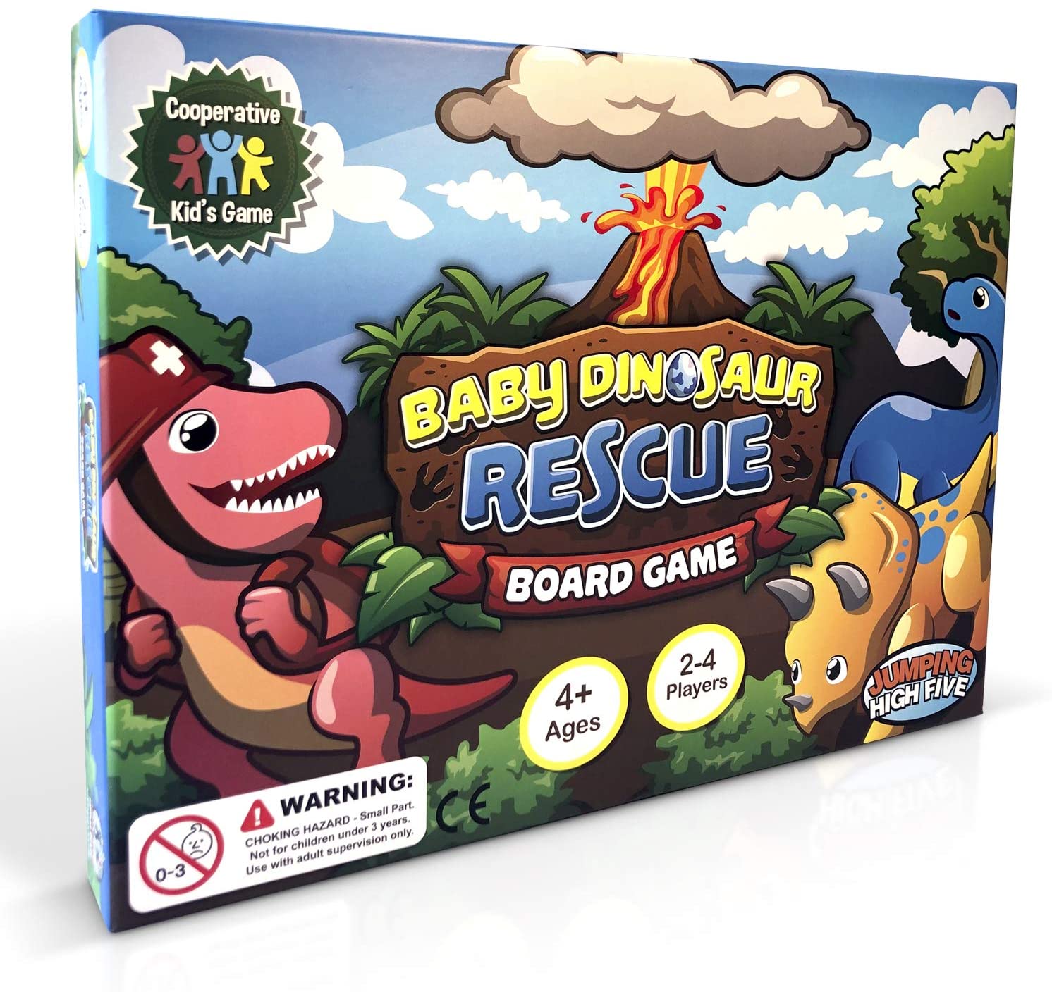  JH5 Baby Dinosaur Rescue! Cooperative Dinosaur Race Board Game  for Kids Ages 4+ Easy to Learn and Great for Family Game Night : Toys &  Games