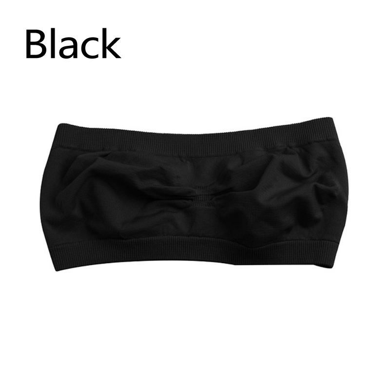 0duw 6Colors Fit Wrapped Chest Strapless Breathable Elastic Sports Bras Underwear Slim Comfortable Solid Color Women Fashion