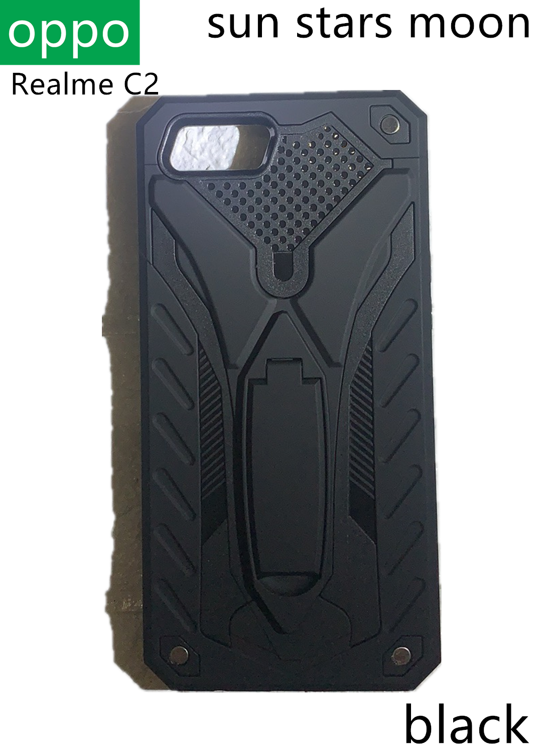 Oppo Realme C2 Robot Armor Case with Stand Shockproof Case