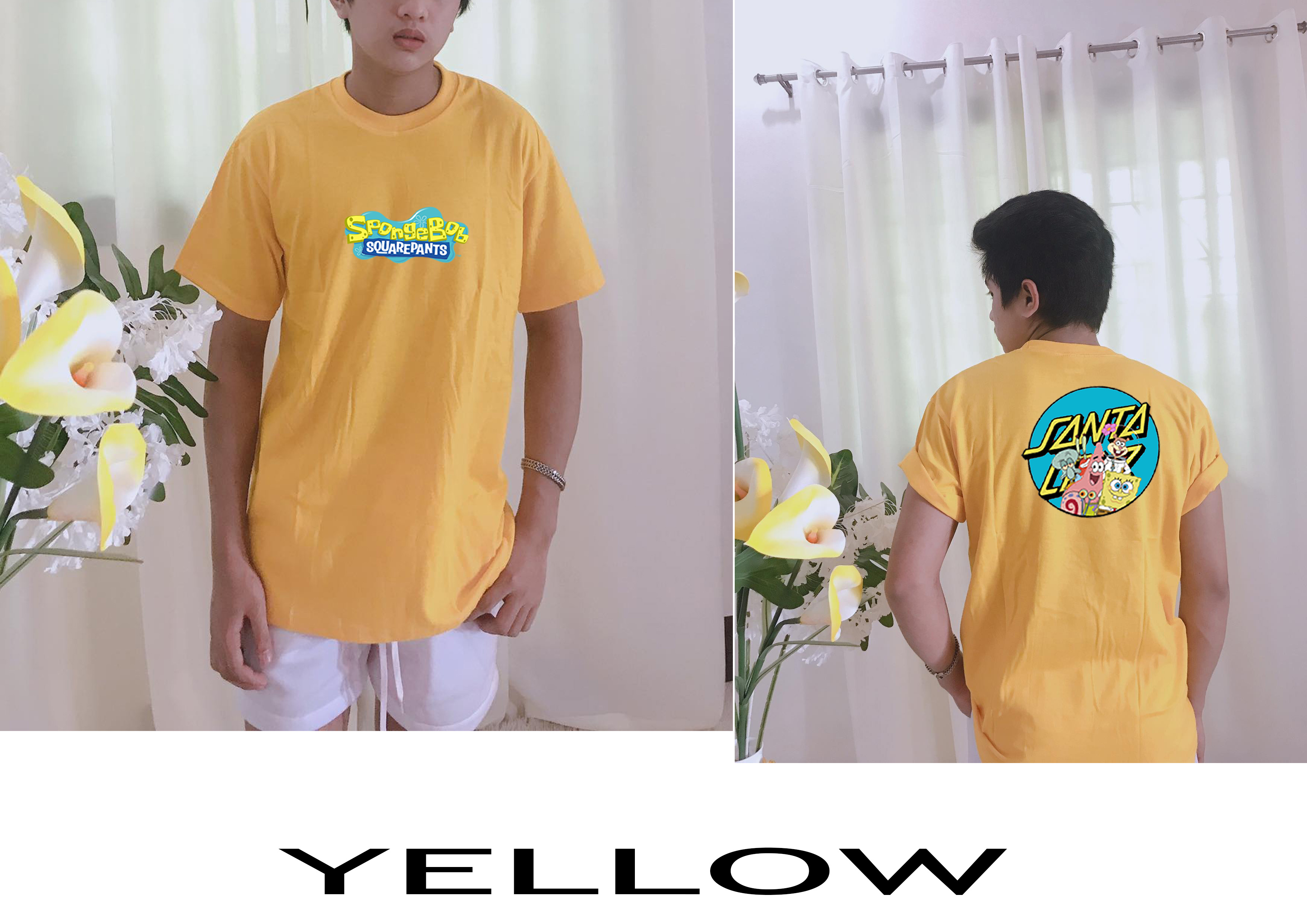 T-SHIRT SPONGEBOB NAD SANTA CRUZ COLLAB 