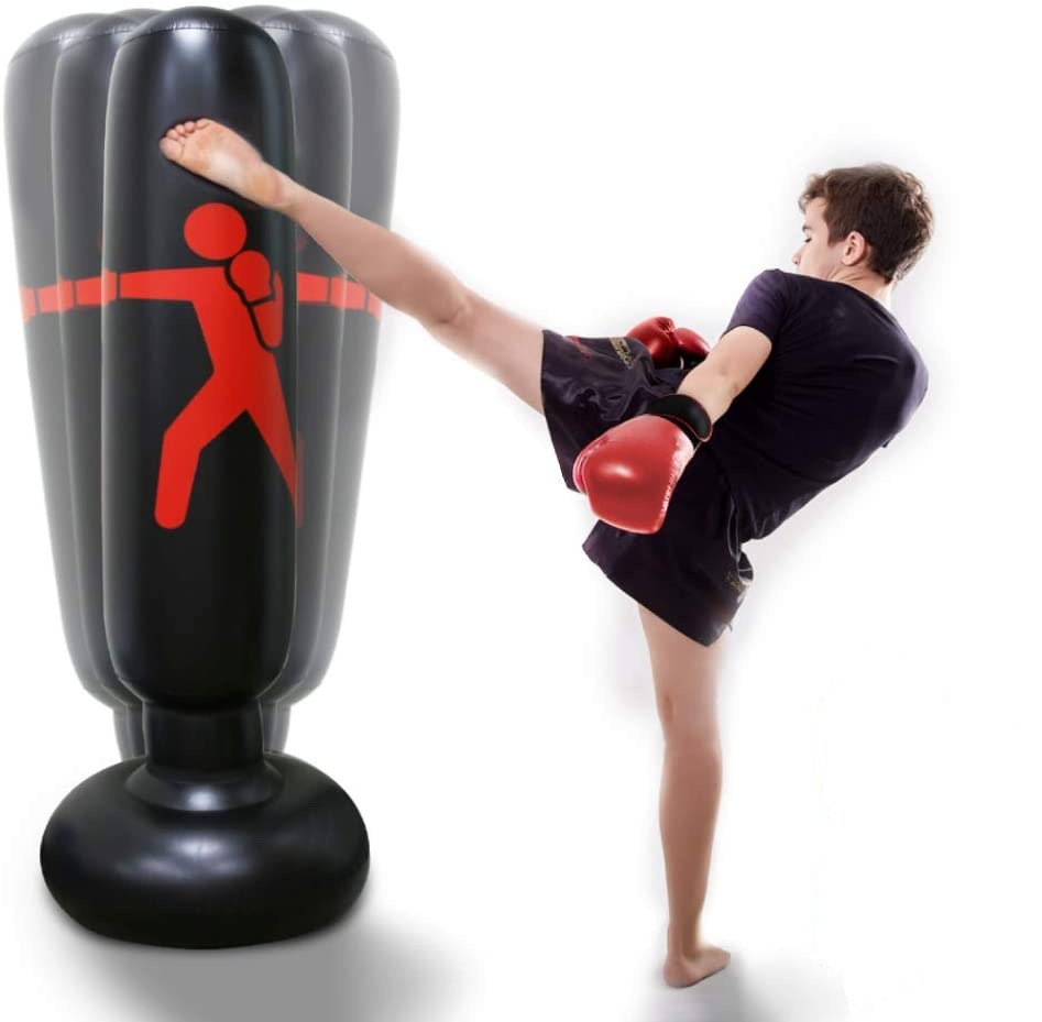 Diaper Kick Training Inflatable Boxing Punching Bag Sandbag Adult Children Sport 