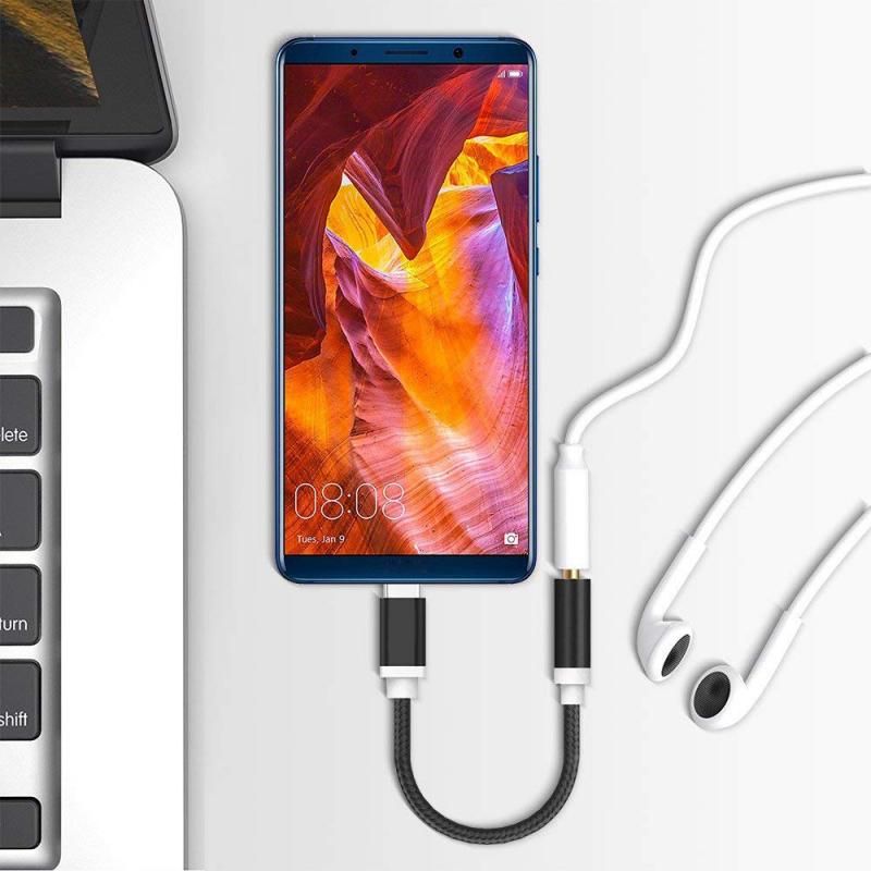 USB Type C To 3.5mm Audio Jack Adapter For Wired Headphones Connecting Cellphones Type C To Earphones Cable Adapters Usb Type C To 3.5mm Aux Adapter Headphone Adapter Usb-C Jack Audio Cable for Oneplus 8t 8 Samsung S20 Plus Ultra Google Pixel 5
