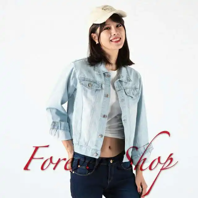 light blue denim jacket for girls