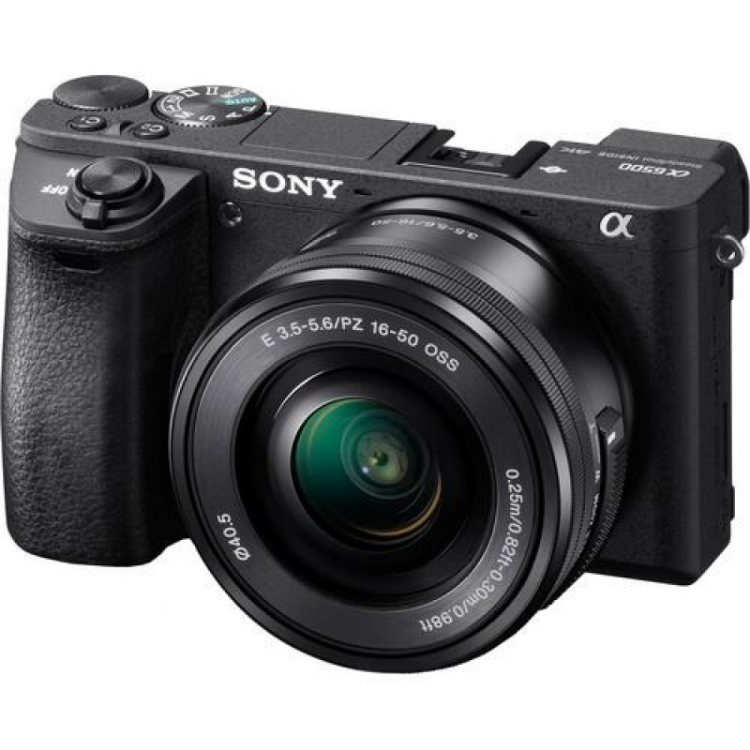 Sony Alpha a6500 Mirrorless Digital Camera with 16-50mm lens
