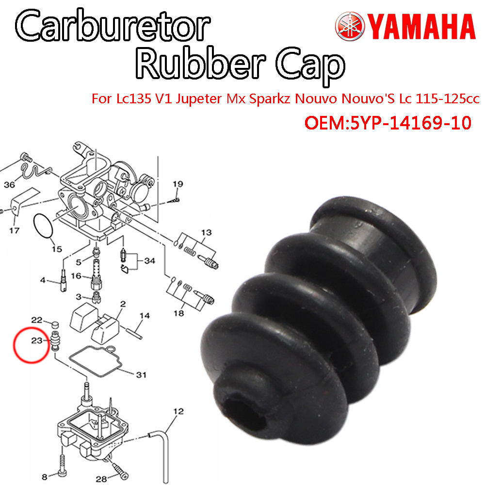 Cao su bình xăng yamaha exciter zin spark 135 nouvo / nouvo115/ nouvo's