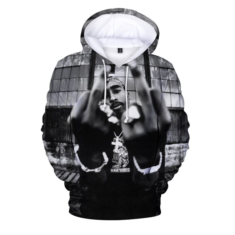 SHIQI 2pac-Tupac Rapper Hoodies Sweatshirt Men Prints Hoodie Sweatshirts  Women Hoody Sweater Fashion Wear Streetwear Hip-Hop Rap  Pullover(Size:XL,Color:Grey) : : Fashion