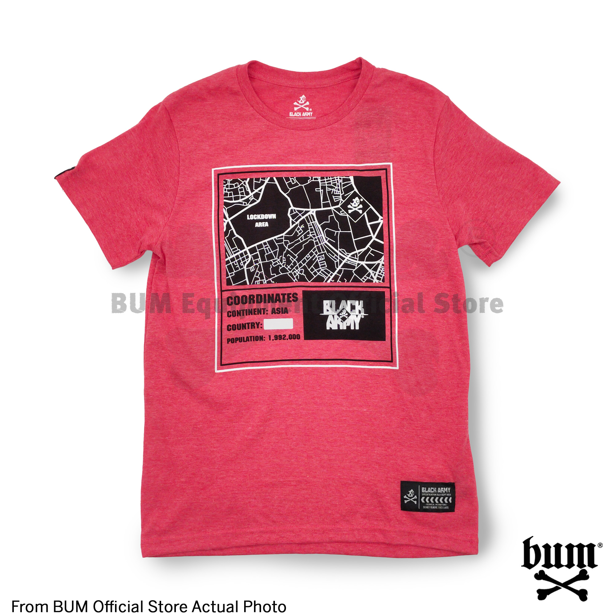 Black Army Slim Fit Graphic Tees 