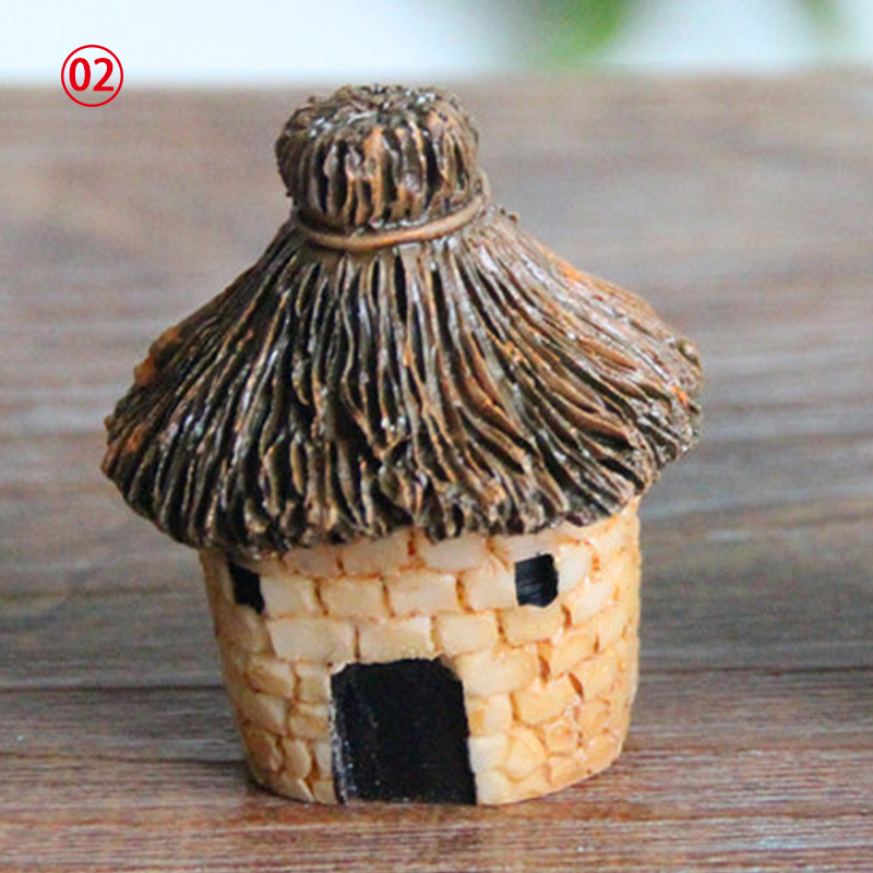 เป่าบ้านจิ๋ว Fairy Garden Miniatures ของจิ๋วสำหรับตกแต่งสวนตกแต่งแลนด์สเคปขนาดจิ๋ว