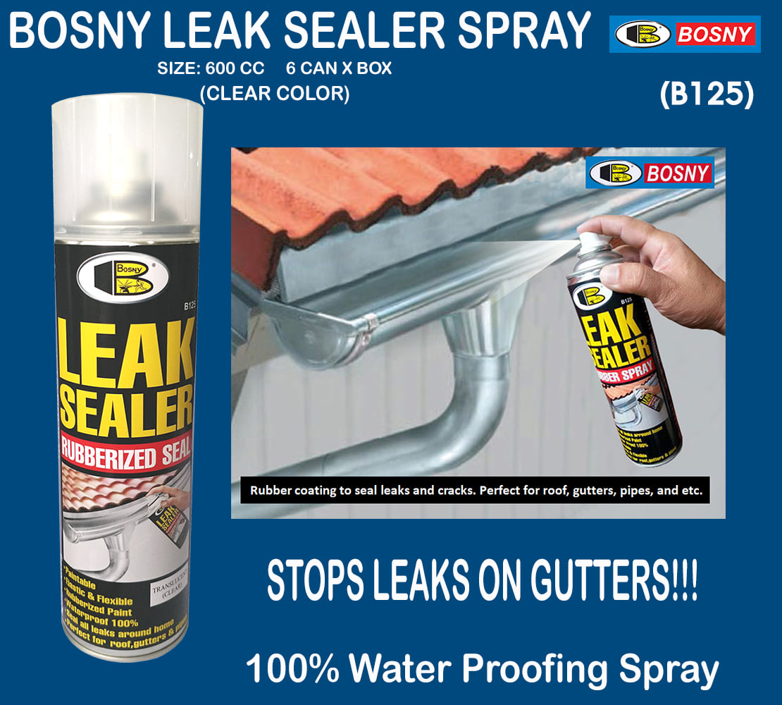 BANSOON BOSNY Leak Sealer Rubberized Seal Spray B125. Seal leaks all around  home.