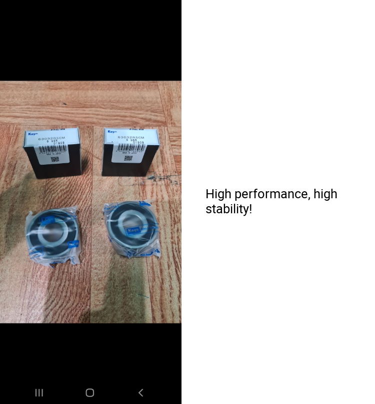 Lot Of 2, 4, Or 6 Koyo 6303 2RS Bearings - Bulk Pack, 17x47x14mm