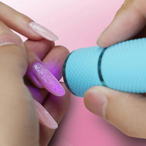 Máy sấy móng tay mini 9 bóng led cầm tay làm khô sơn móng tay gel uv - INTL