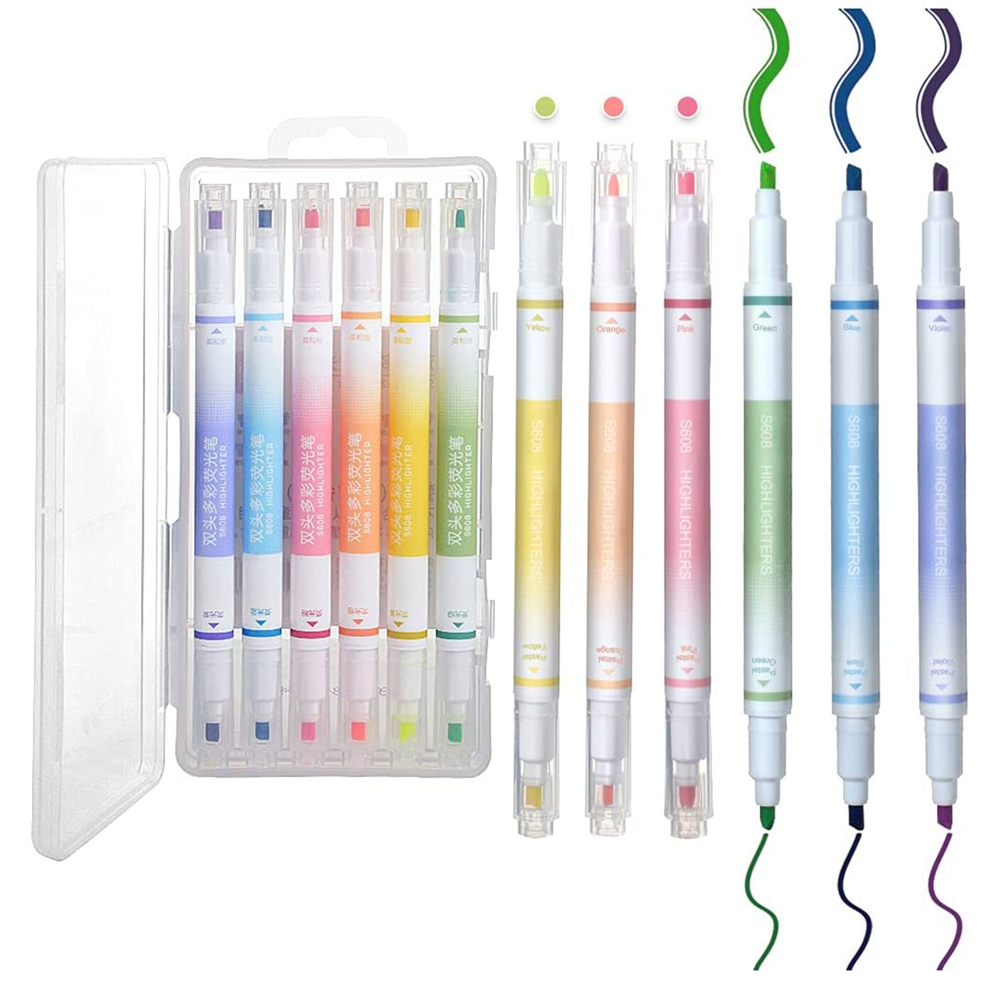 Umitive 100 Colors Glitter Gel Pens Set Fine Ink Multicolor for