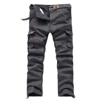 six pocket pants black