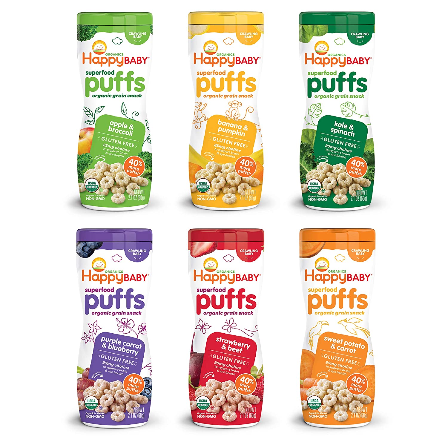 Happy Baby Organic Superfood Puffs 