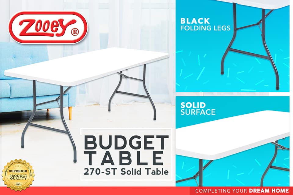 Zooey 6ft Heavy Duty Premium Budget, How Wide Is A Standard 6ft Folding Table
