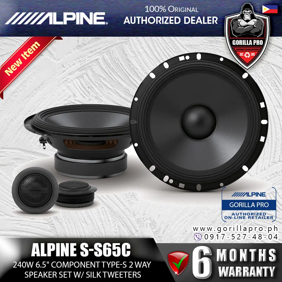 alpine type s 6.5 component speakers