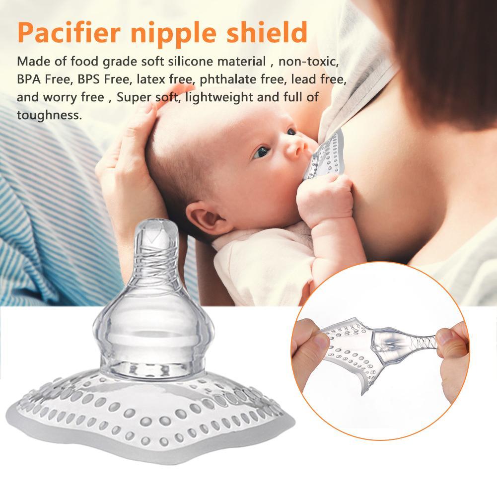 2pcs Silicone Nipple Protectors Feeding Mothers Nipple Shields for
