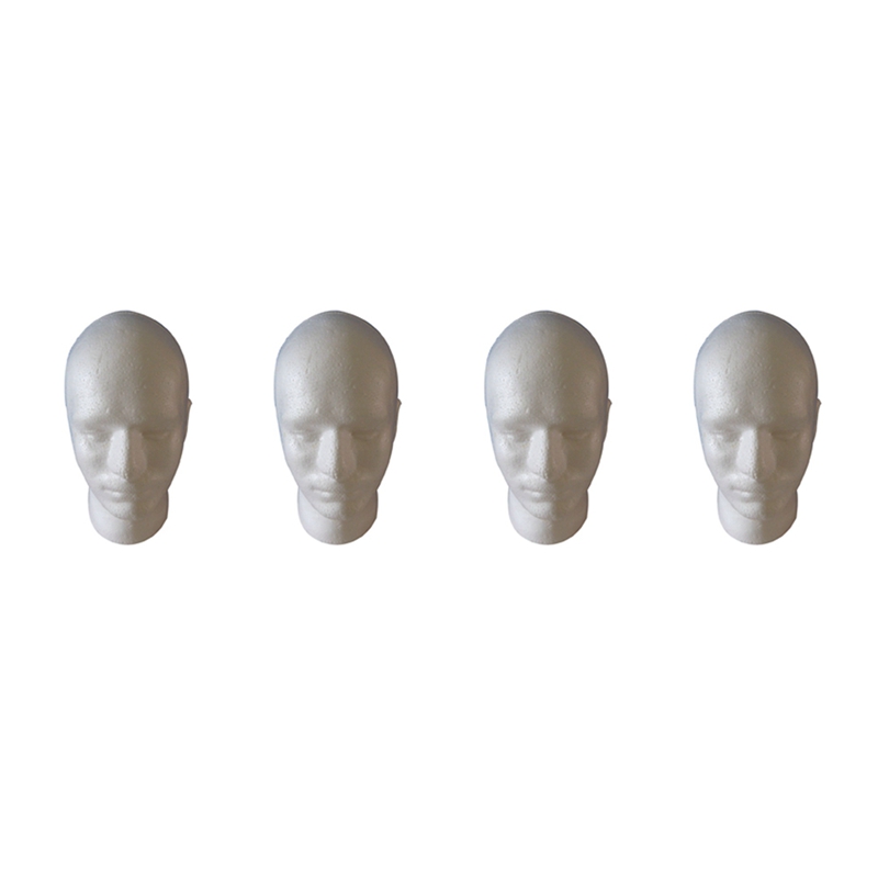 Foam Male Display Mannequin Head Dummy Wigs Hat Scarf Stand Model