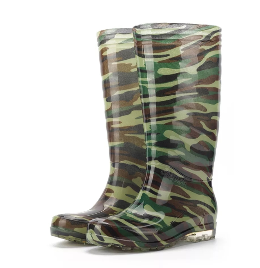 over the knee rubber boots
