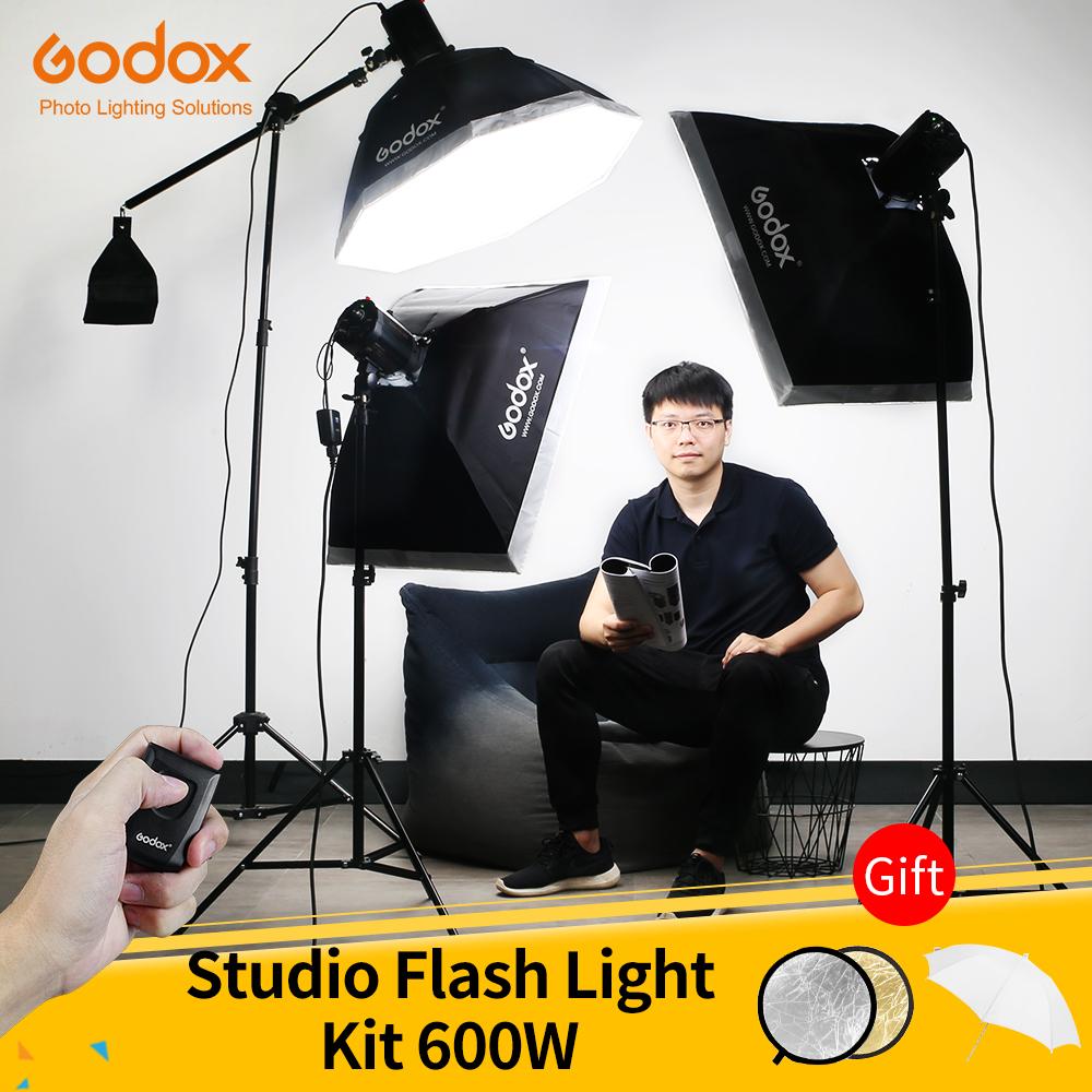 Godox 600Ws Strobe Studio Flash Light Kit 3pcs 200Ws Photographic Lighting  - Strobes + Light Stands + Triggers + 50*70cm Soft Box + 80cm Octangon  Softbox For Photo Studio Shoot godox studio light | Lazada PH