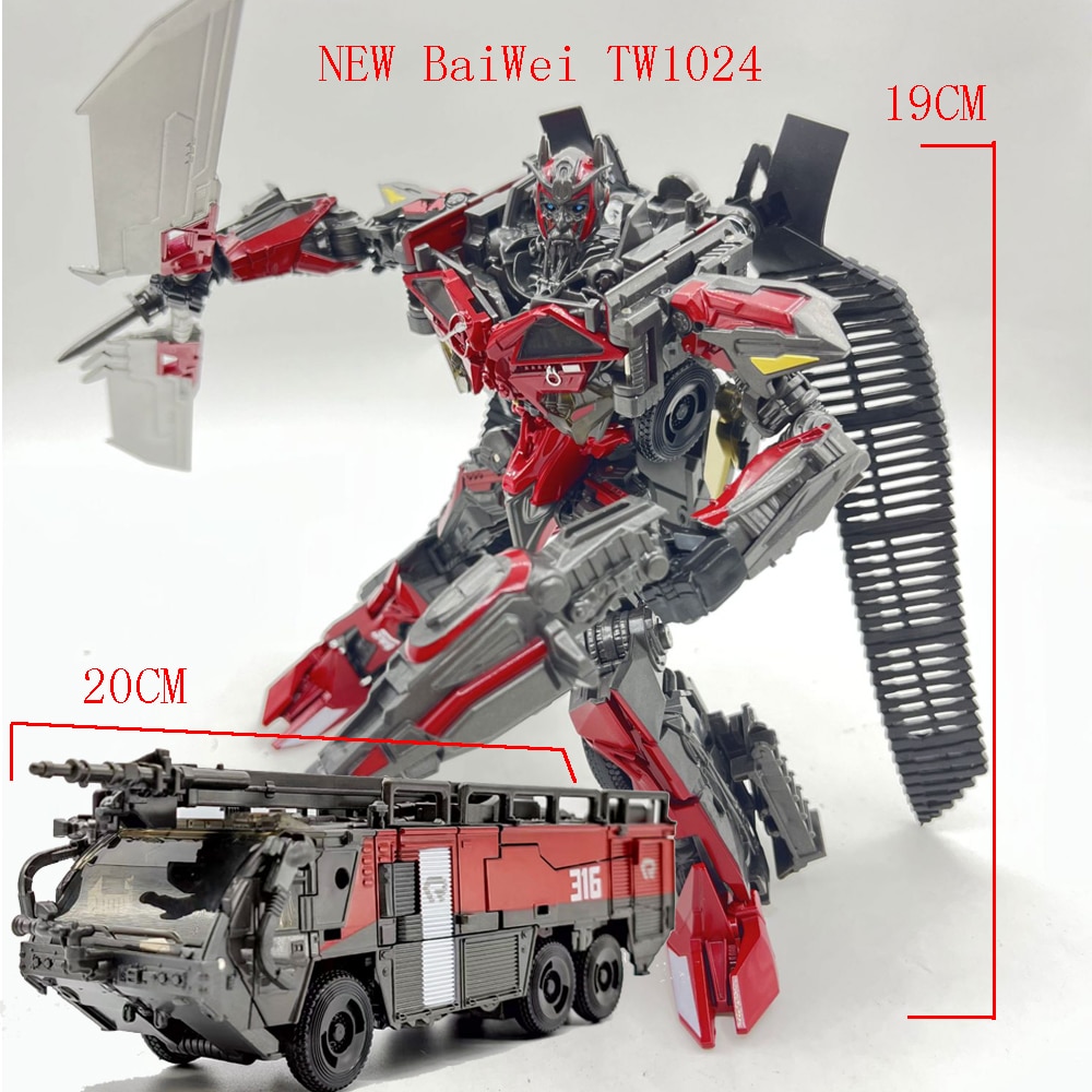 Transformation Toys BAIWEI TW1024 Sentinel Prime SS61 Fire Engine Truck