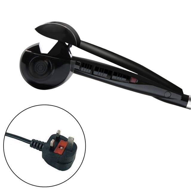 Gambar Automatic Hair Curler Auto Ceramic Wireless Curling Iron Hair Waver Tongs Beach Waves Iron Curling Wand Air Curler USB Cordless