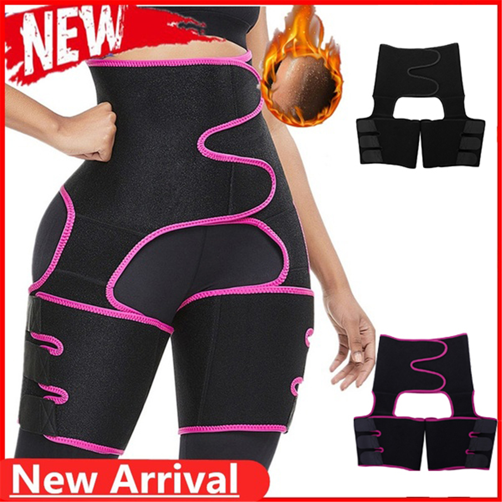 XYUR9C4FW Neoprene Slimmer Wrap Sweat High Waist Trainer Body Shaper Leg Thigh Trimmers Shapewear Compress Belt