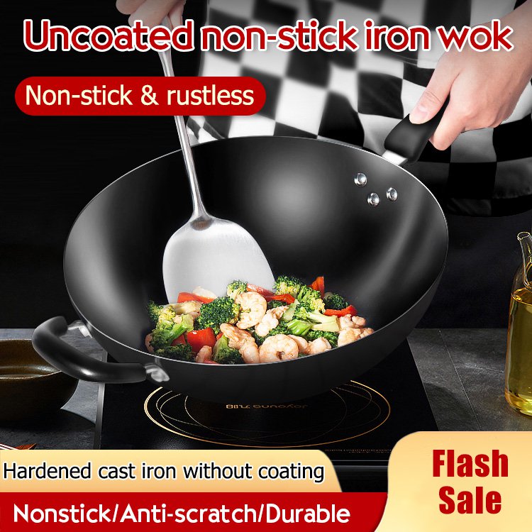 Gambar GiiMall?Genuine Guarantee? 2022 Hot Selling Non stick Pan with Less Smoke for Induction Cooker
