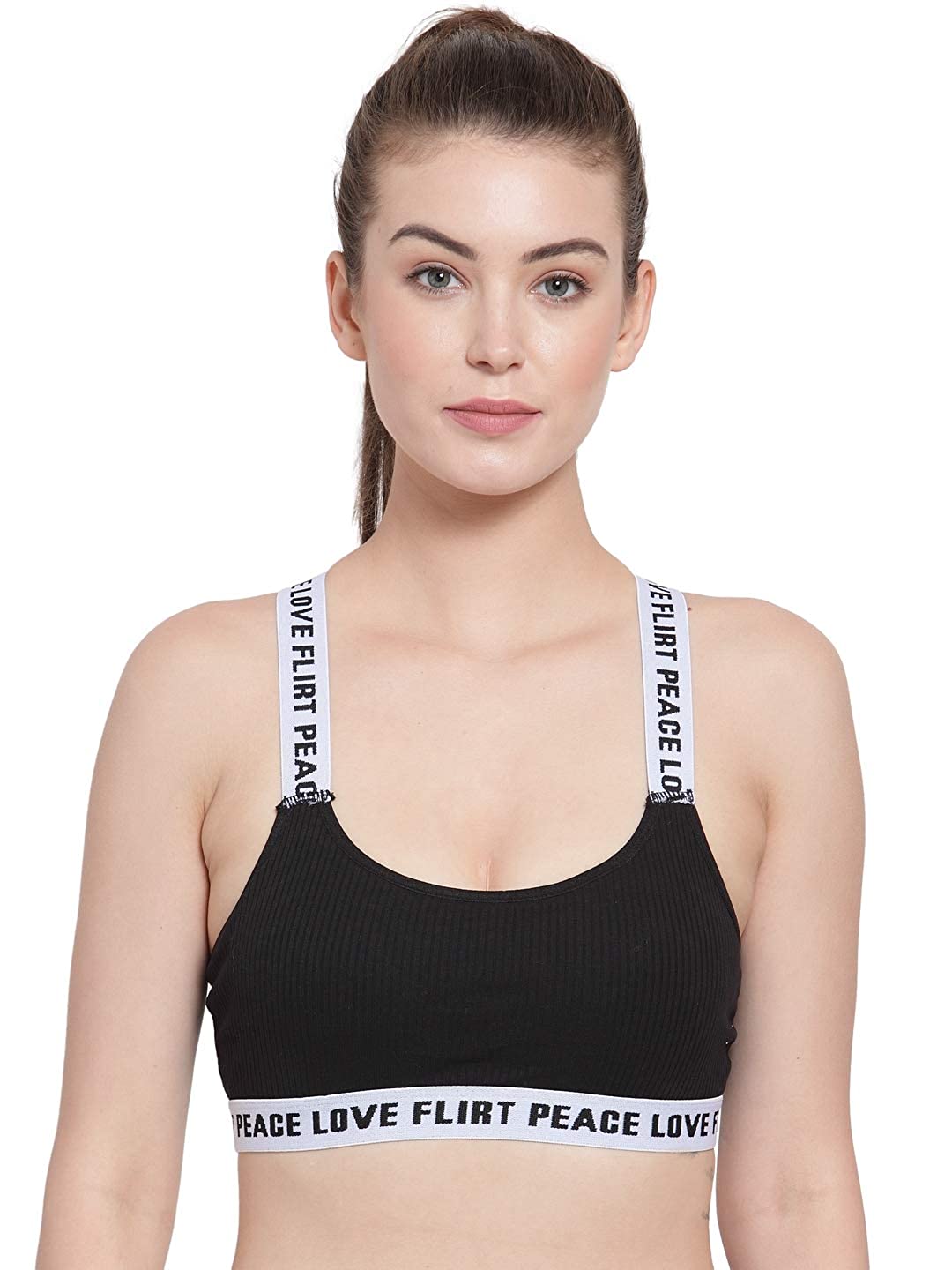 Peace love flirt sports bra Clearance