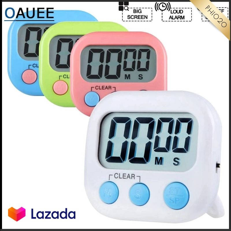 1pc Kitchen Timer Magnetic Digital Timer Small Cooking Timer Clear Digits  Timer Magnetic Countdown Timer For Classroom,Teacher,Oven,Baking