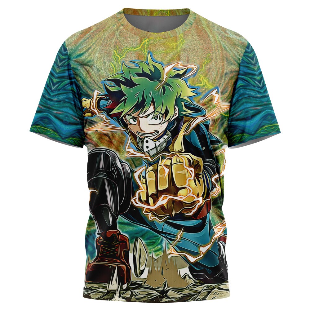 Deku New Costume My Hero Academia - Roblox Roblox Muscle T Shirt