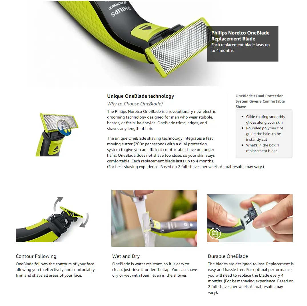 one blade replacement razors