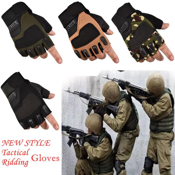 5 finger half gloves