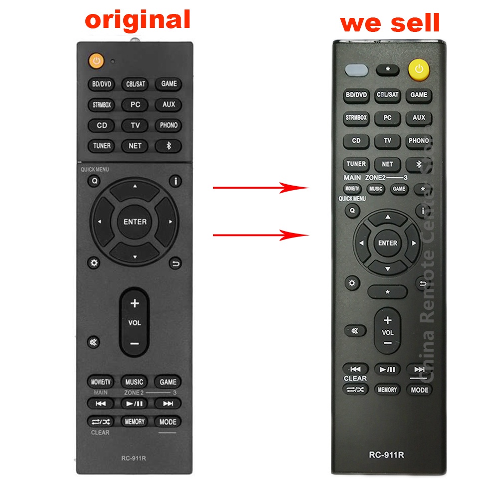 New RC911R Replacement Television Remote Control For Onkyo TX‑RZ810 RC‑911R TR57X‑N5E TX-NR575E AV R