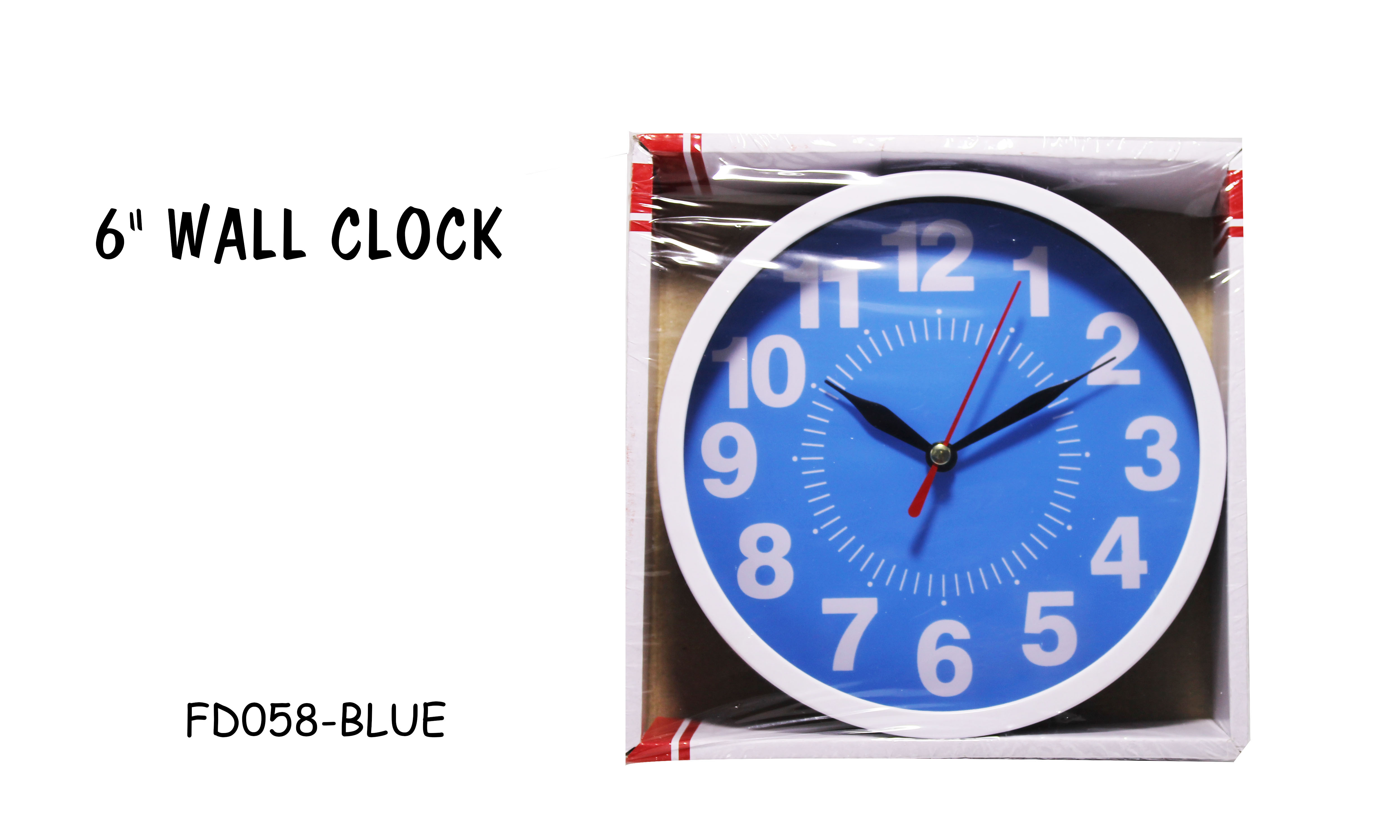 6 Inches Wall Clock Fd058 Buy Sell Online Clocks With Cheap Price Lazada Ph