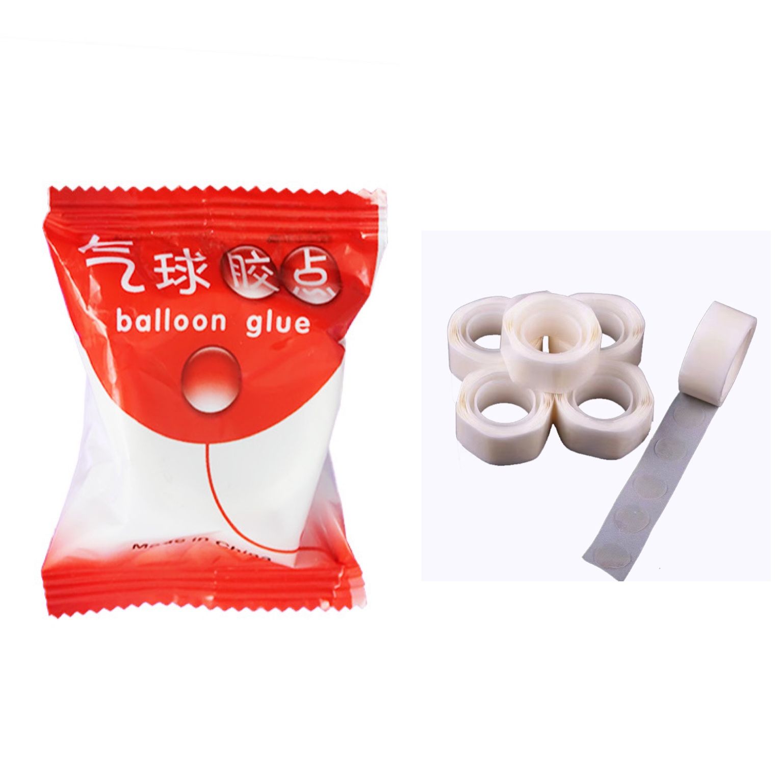 100 Pcs (1 Pack)Balloon Glue Glue Points Tape Double Side Balloons