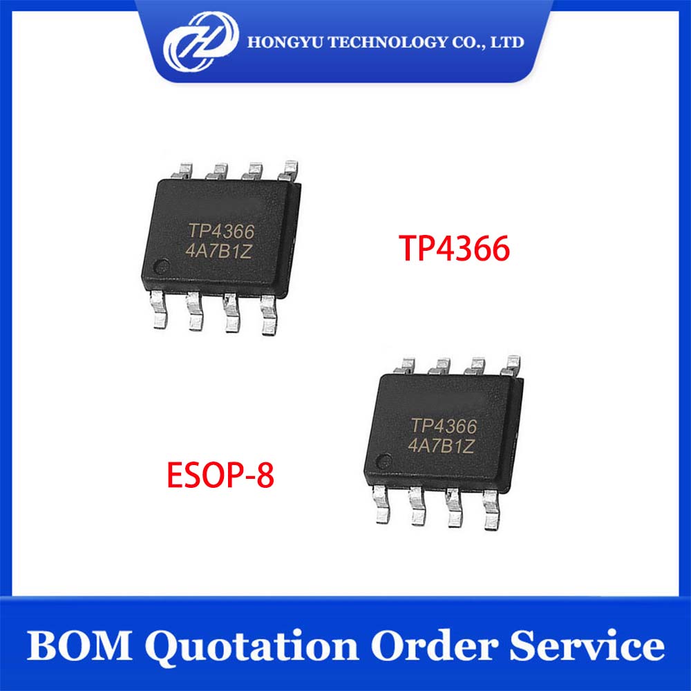 5 - 100 buah/lot tp4366 4366 sop-8 1a catu daya ponsel ic sinkron meningkatkan 4.2v chip ic 4366 tp4366 baru dalam stok