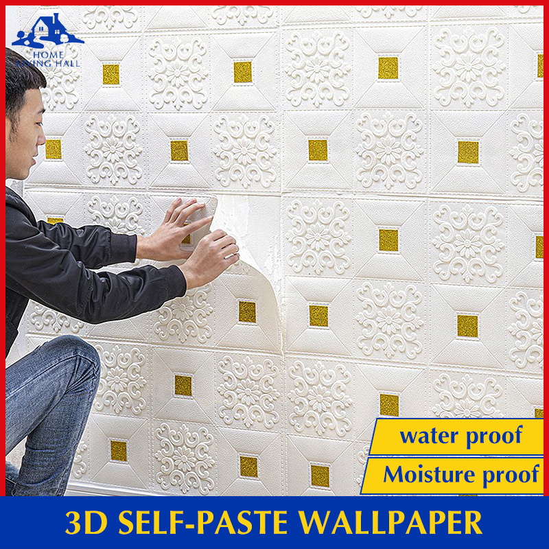 9290 Wall 3D Pe Foam Wall Stickers Self Adhesive Wallpaper — Deodap