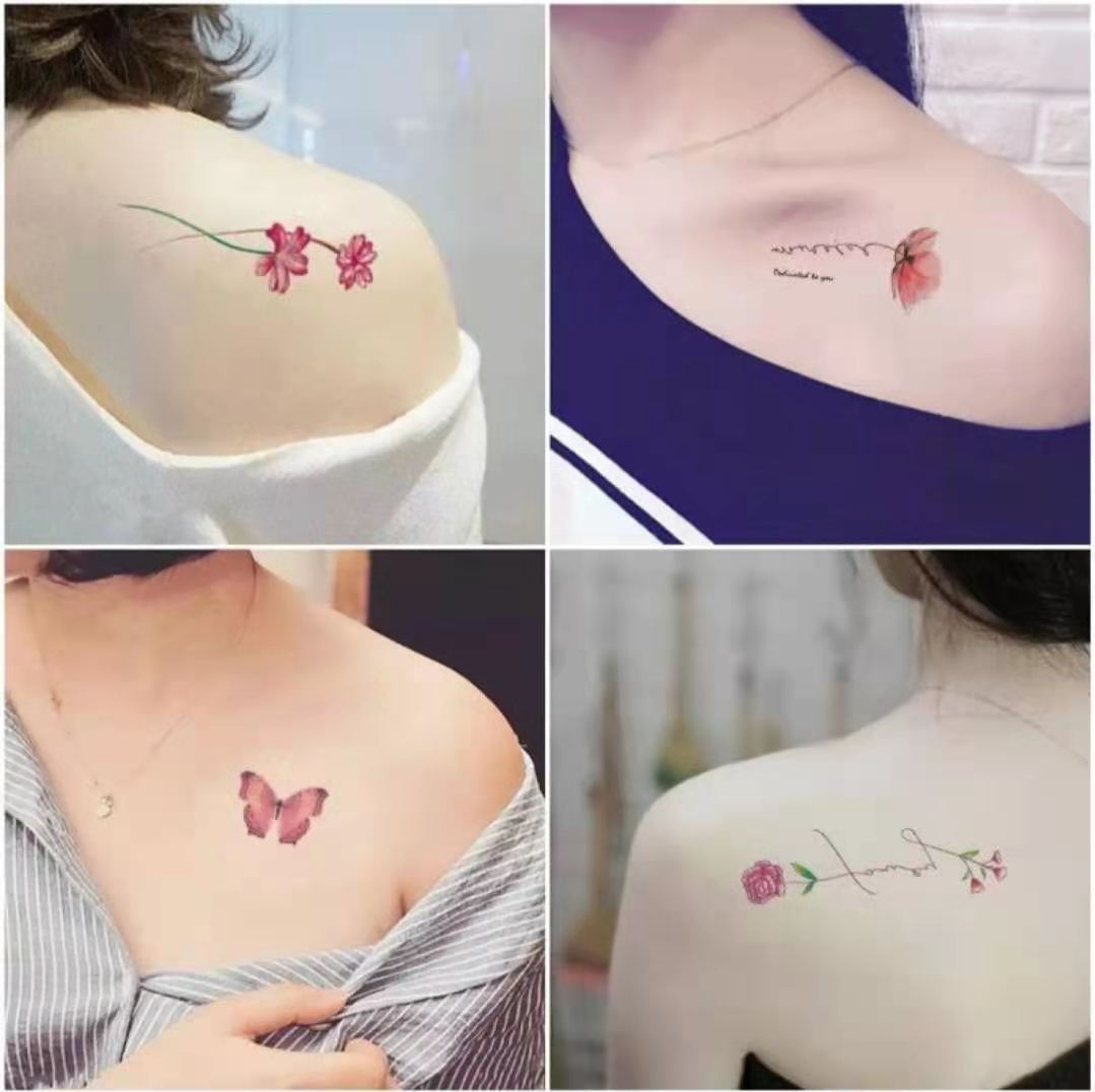 Sweet SALE [LH] Waterproof 3D Tattoo Temporary Tattoos Sticker Fake Tattoo  Body Art LH men women addicted in tattoo cod | Lazada PH