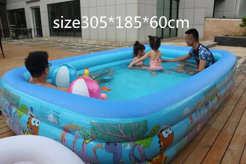 305*185*60cm inflatable swimming pool 