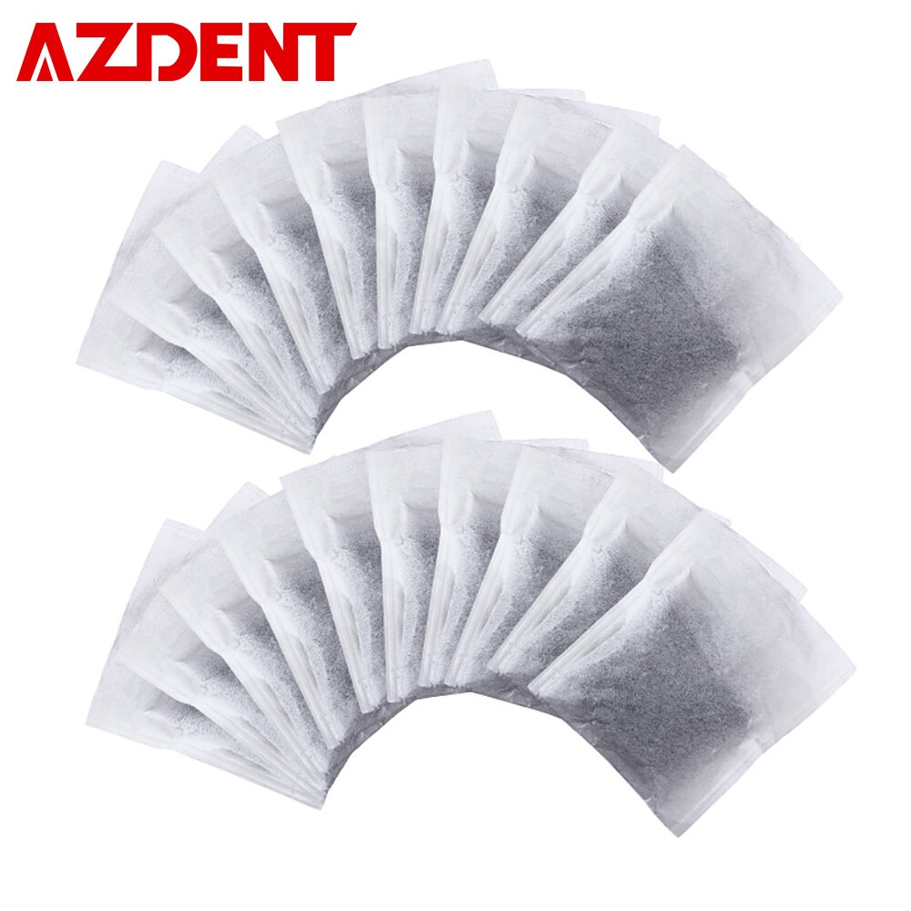 Azdent 20 túi/lô lọc than hoạt tính cho chưng cất nước máy lọc nước máy chưng cất nước máy lọc nước phòng thí nghiệm gia đình
