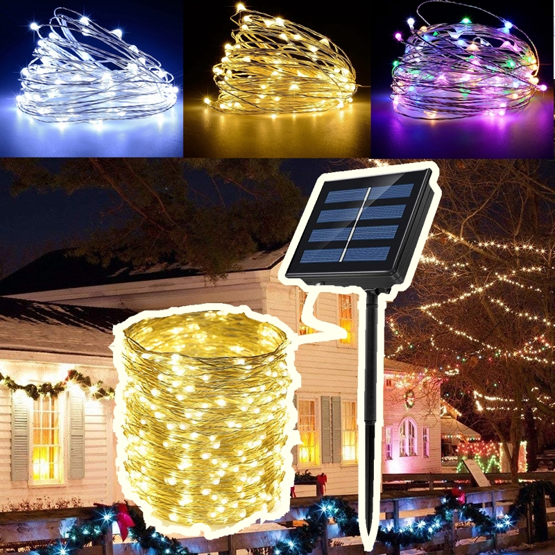 Waterproof LED Copper Wire Fairy String Lights Festival Party Garden Decor 