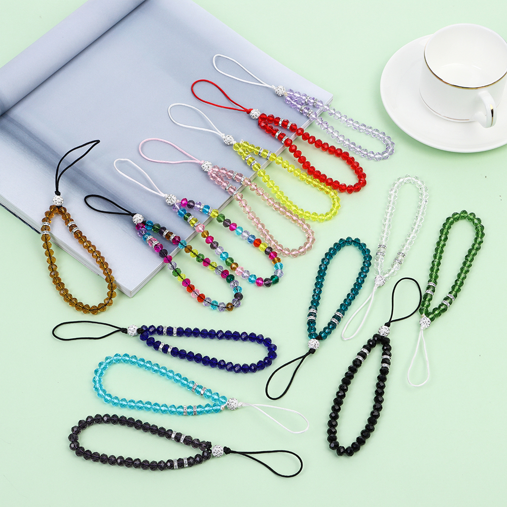 GUOGU Fashion Anti-Lost Women Colorful Mobile Phone Strap Lanyard Phone Chain Phone Hang Rope Cell Phone Case Hanging Cord