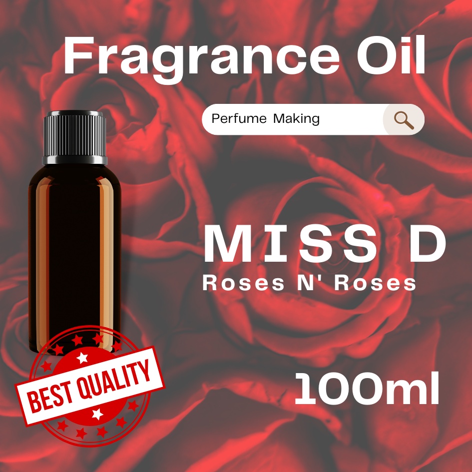 100ml Miss D N Roses Fragrance For Perfume Making Women