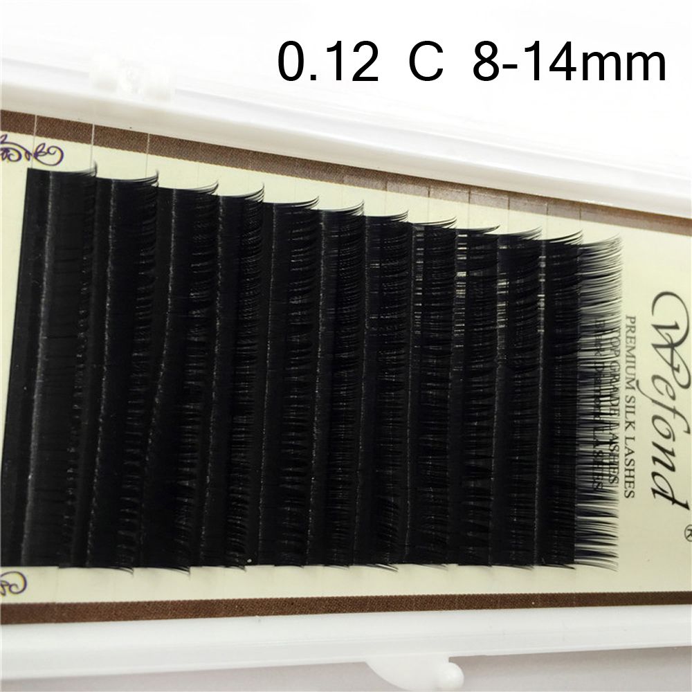 (RVGCHC SHOP) แฟชั่นเครื่องสำอางค์ผู้หญิง0.12 C Curl Minkขนตาปลอมขนตาส่วนบุคคลFake Eye Lashes Extension